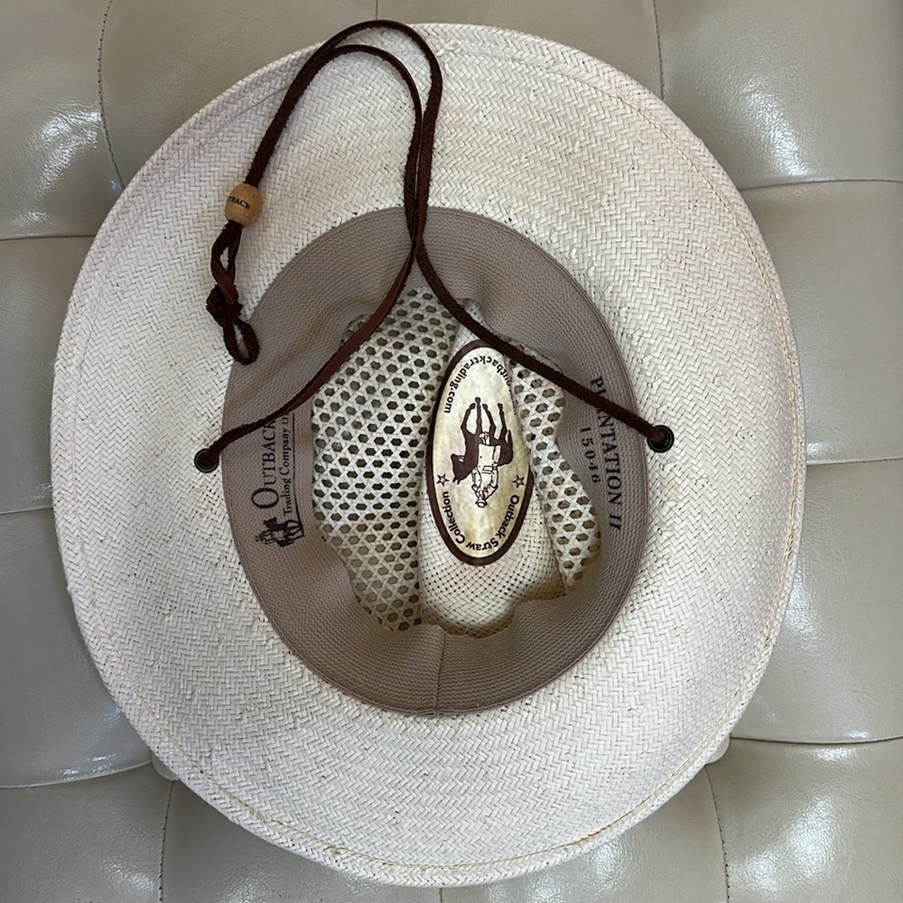 Outback Straw Collection Cream Hat - Picture 4 of 10